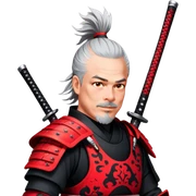 Daring Samurai sticker
