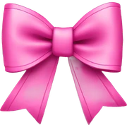 Pink bow with stars sticker