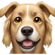 Dog make freaky face  sticker