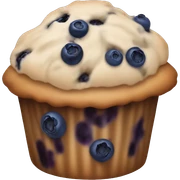 Blueberry muffin sticker