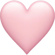 pastel pink heart sticker