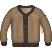 Sweater with buttons sticker