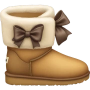 Uggs with bow sticker