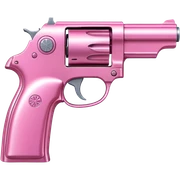 Quiero que me agas un emoji de pistola rosa  sticker