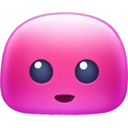 jellyfish emoji but pink sticker
