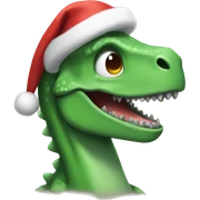 Dino Xmas sticker