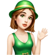 Sparkling Leprechaun sticker