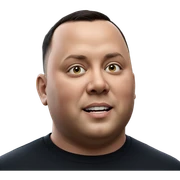 boy in black shirt meme sticker