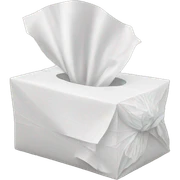 Tissue paper sticker