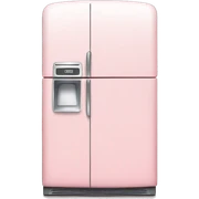 Light pink fridge sticker