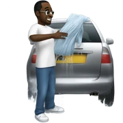 P diddy washing a car  sticker