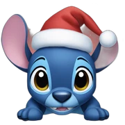 Stitch Christmas sticker
