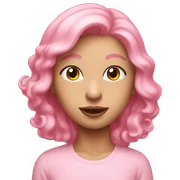 Pink pastel sticker