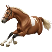 jumping horse sticker