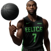 basketball player in sportswear sticker