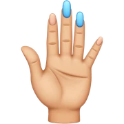 Fingers crossed  sticker