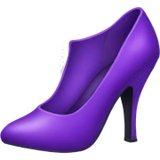 Purple heels sticker