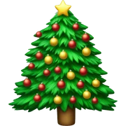 Christmas tree sticker