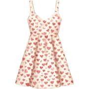 dress with a heart pattern sticker