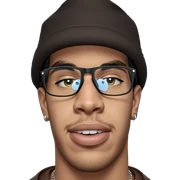 male wearing hat and jewelry sticker