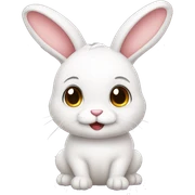 cute bunny sticker