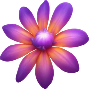 magical flowers sticker