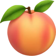 peach sticker