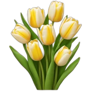Tulip bouquet sticker