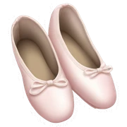 Pale pink ballet shoes sticker