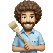 Bob Ross sticker