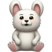 Bunny bear sticker