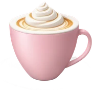 Pink latte sticker