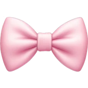 pastel pink bow sticker