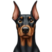Doberman sticker