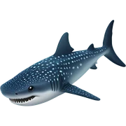 Whale shark sticker