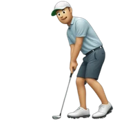 Golf sticker