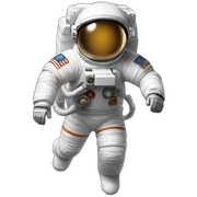 Astronaut sticker
