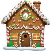 Gingerbread house sticker