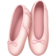 Pale pink ballet shoes sticker