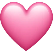pink heart sticker