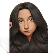 realistic portrait of girl sticker