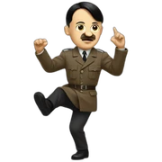 Hitler dancing sticker