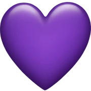 Purple heart sticker