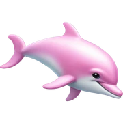 Pastel-pink-colors-dolphin sticker