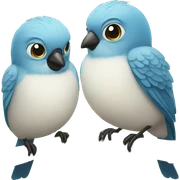 birds couple sticker