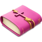 Pink bible  sticker