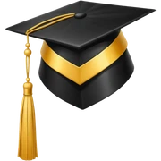 graduation cap sticker