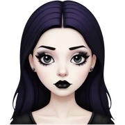 goth girl  sticker