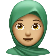mujer musulmana sticker