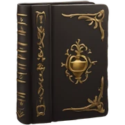 luxury dark book sticker